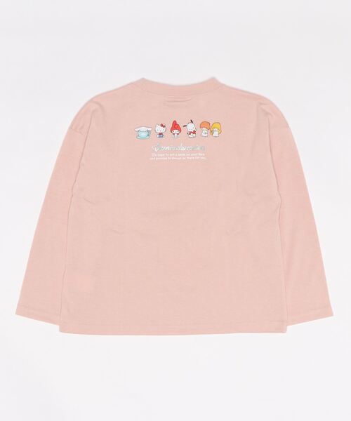 VIVIAN BLUE（ビビアンブルー）の「【VIVIAN BLUE】サンリオプリントロンＴ（Tシャツ/カットソー・キッズ・ブルー/オレンジ/ピンク/ベージュ・130/120/140/150）」の5枚目の写真