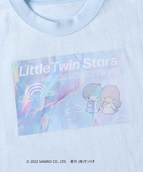 VIVIAN BLUE（ビビアンブルー）の「【VIVIAN BLUE】サンリオプリントロンＴ（Tシャツ/カットソー・キッズ・ブルー/オレンジ/ピンク/ベージュ・130/120/140/150）」の15枚目の写真