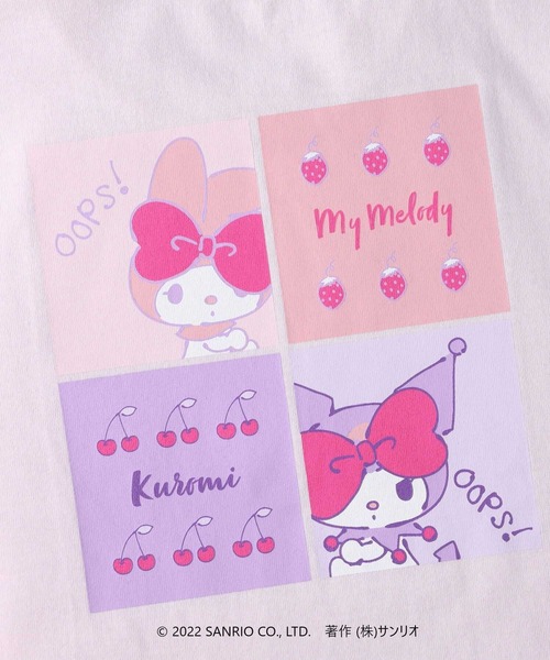 VIVIAN BLUE（ビビアンブルー）の「【VIVIAN BLUE】サンリオプリントロンＴ（Tシャツ/カットソー・キッズ・ブルー/オレンジ/ピンク/ベージュ・130/120/140/150）」の19枚目の写真