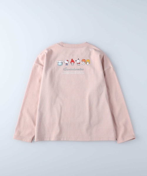 VIVIAN BLUE（ビビアンブルー）の「【VIVIAN BLUE】サンリオプリントロンＴ（Tシャツ/カットソー・キッズ・ブルー/オレンジ/ピンク/ベージュ・130/120/140/150）」の22枚目の写真
