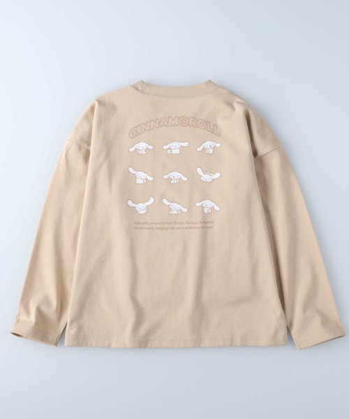 VIVIAN BLUE（ビビアンブルー）の「【VIVIAN BLUE】サンリオプリントロンＴ（Tシャツ/カットソー・キッズ・ブルー/オレンジ/ピンク/ベージュ・130/120/140/150）」の9枚目の写真