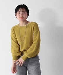 スカシアミショートニット