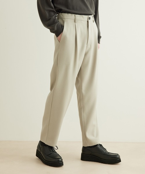 JUNRED(ジュンレッド)の「【 ウォッシャブル、イージーケア 】ウォッシャブルツイルワンタックイージーパンツ(その他パンツ・メンズ・グリーン系その他/グレー/ベージュ・LL/M/L)」の17枚目の写真