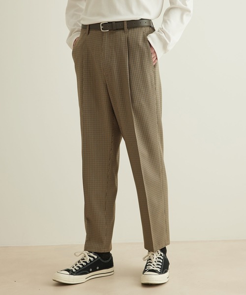 JUNRED(ジュンレッド)の「【 ウォッシャブル、イージーケア 】ウォッシャブルツイルワンタックイージーパンツ(その他パンツ・メンズ・グリーン系その他/グレー/ベージュ・LL/M/L)」の19枚目の写真