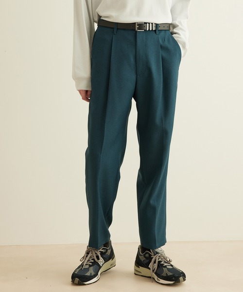 JUNRED(ジュンレッド)の「【 ウォッシャブル、イージーケア 】ウォッシャブルツイルワンタックイージーパンツ(その他パンツ・メンズ・グリーン系その他/グレー/ベージュ・LL/M/L)」の13枚目の写真