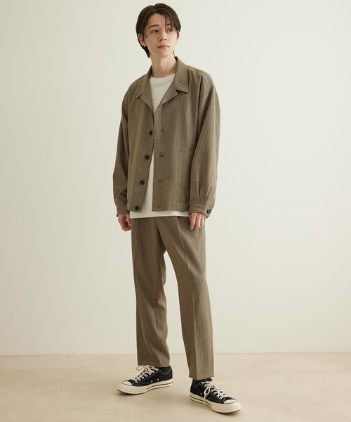 JUNRED(ジュンレッド)の「【 ウォッシャブル、イージーケア 】ウォッシャブルツイルワンタックイージーパンツ(その他パンツ・メンズ・グリーン系その他/グレー/ベージュ・LL/M/L)」の18枚目の写真