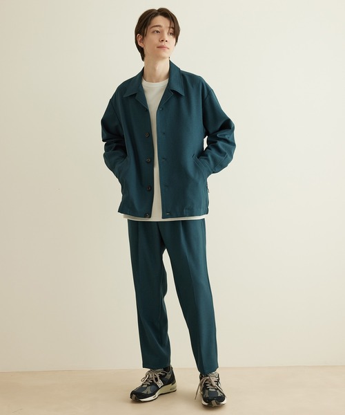 JUNRED(ジュンレッド)の「【 ウォッシャブル、イージーケア 】ウォッシャブルツイルワンタックイージーパンツ(その他パンツ・メンズ・グリーン系その他/グレー/ベージュ・LL/M/L)」の20枚目の写真