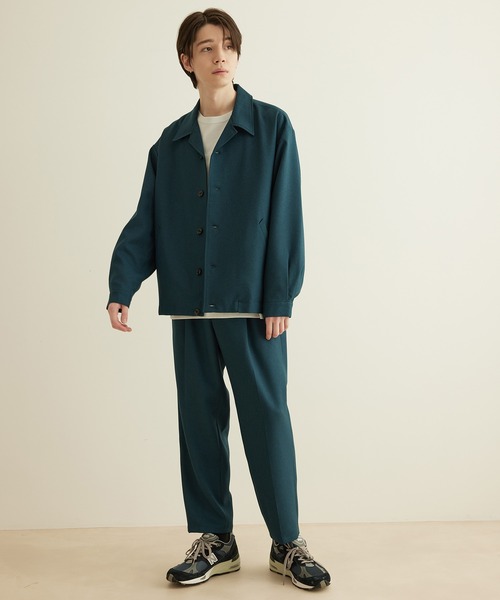 JUNRED(ジュンレッド)の「【 ウォッシャブル、イージーケア 】ウォッシャブルツイルワンタックイージーパンツ(その他パンツ・メンズ・グリーン系その他/グレー/ベージュ・LL/M/L)」の7枚目の写真