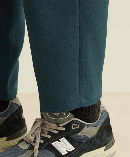 JUNRED(ジュンレッド)の「【 ウォッシャブル、イージーケア 】ウォッシャブルツイルワンタックイージーパンツ(その他パンツ・メンズ・グリーン系その他/グレー/ベージュ・LL/M/L)」の12枚目の写真