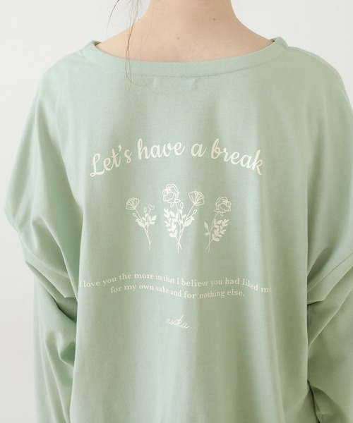 OLIVE des OLIVE（オリーブデオリーブ）の「olive×asukaモチーフTシャツ/カットアウトトップス（Tシャツ/カットソー・レディース・オフホワイト/ライトグレー/ミント・FREE）」の19枚目の写真