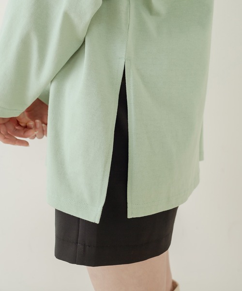 OLIVE des OLIVE（オリーブデオリーブ）の「olive×asukaモチーフTシャツ/カットアウトトップス（Tシャツ/カットソー・レディース・オフホワイト/ライトグレー/ミント・FREE）」の15枚目の写真