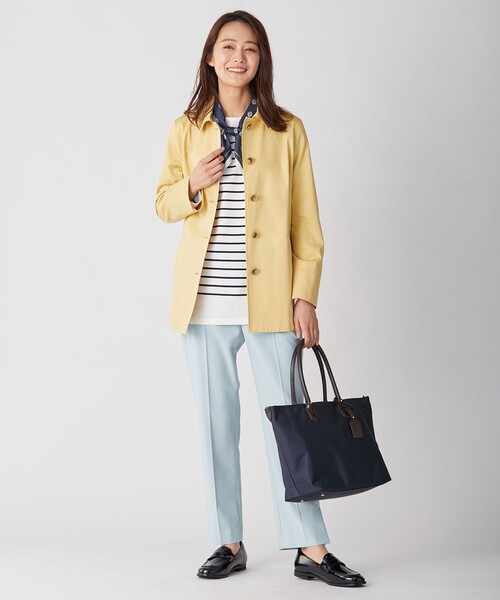 J.PRESS(ジェイプレス)の「【洗える】ポリエステルレーヨンマイクロギャバストレッチ テーパード パンツ(その他パンツ・レディース・ベージュ系/サックスブルー系/ピンク系/ネイビー系・T13/T15)」の16枚目の写真