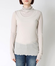 Jines | シアーテレコ／インナータートルプルオーバーカットソー(Tシャツ/カットソー)