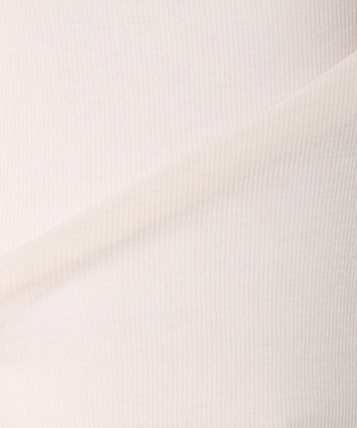 Jines(ジネス)の「シアーテレコ/インナータートルプルオーバーカットソー(Tシャツ/カットソー・レディース・ライトグレー/ブラック/ベージュ/ライトグリーン・FREE)」の11枚目の写真