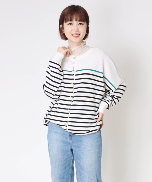 Jines(ジネス)の「シアーテレコ/インナータートルプルオーバーカットソー(Tシャツ/カットソー・レディース・ライトグレー/ブラック/ベージュ/ライトグリーン・FREE)」の10枚目の写真