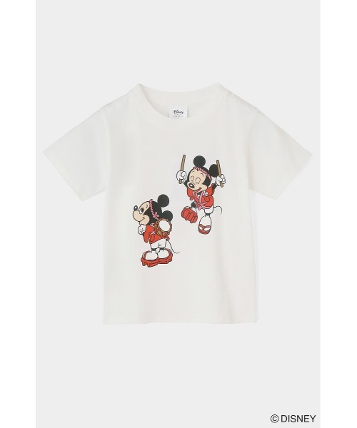 Disney SERIES CREATED by MUS（ディズニーシリーズクリエイテッドバイエムユーエス）の「MD KODAIKO MORTY&FERDIE Tシャツ（Tシャツ/カットソー・キッズ・ホワイト/ブラック・X-SMALL）」の3枚目の写真