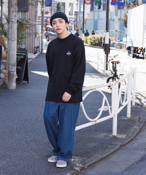 ∴WEGO/別注ベンデイビス刺繍BIGロンT