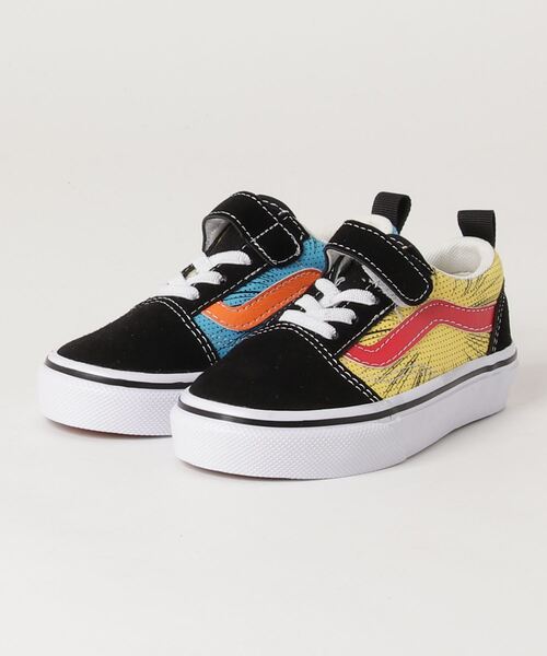 Vans ヴァンズ Old Skool 15 22 キッズ オールドスクール V36cs Comic Yel Blue スニーカー Vans バンズ のファッション通販 Zozotown