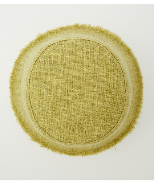 AZUL by moussy（アズールバイマウジー）の「FRINGE BUCKET HAT/フリンジバケットハット（ハット・レディース・アイボリー/ブラック/ライム・FREE）」の20枚目の写真