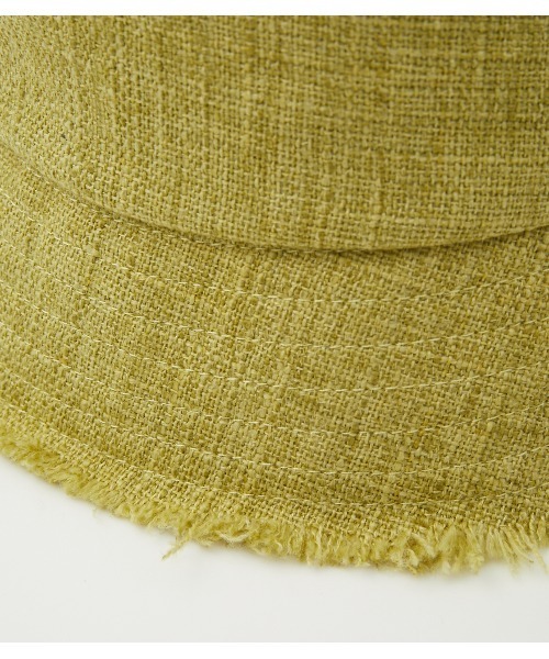 AZUL by moussy（アズールバイマウジー）の「FRINGE BUCKET HAT/フリンジバケットハット（ハット・レディース・アイボリー/ブラック/ライム・FREE）」の21枚目の写真