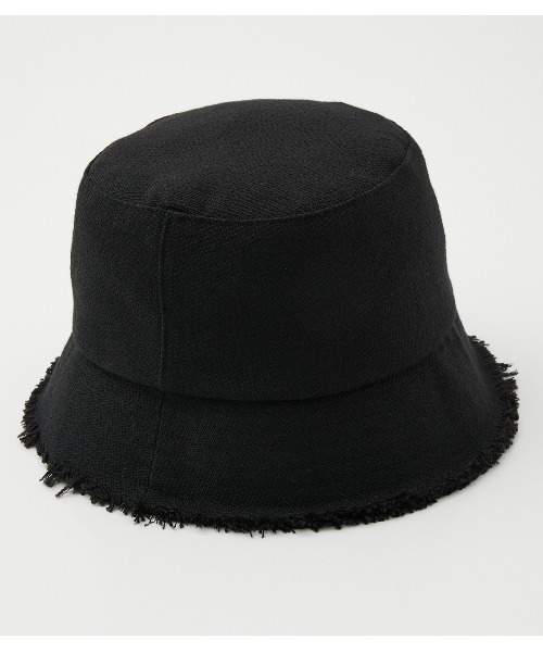 AZUL by moussy（アズールバイマウジー）の「FRINGE BUCKET HAT/フリンジバケットハット（ハット・レディース・アイボリー/ブラック/ライム・FREE）」の13枚目の写真