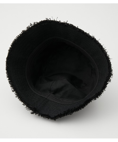 AZUL by moussy（アズールバイマウジー）の「FRINGE BUCKET HAT/フリンジバケットハット（ハット・レディース・アイボリー/ブラック/ライム・FREE）」の16枚目の写真