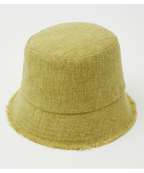 AZUL by moussy（アズールバイマウジー）の「FRINGE BUCKET HAT/フリンジバケットハット（ハット・レディース・アイボリー/ブラック/ライム・FREE）」の17枚目の写真