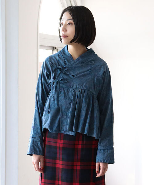 fennica（フェニカ）の「A New Dawn Bathes The World In A Fresh Light.by mo / ケディアジャケット（その他アウター・レディース・オリーブ/ネイビー・ONE SIZE）」の14枚目の写真
