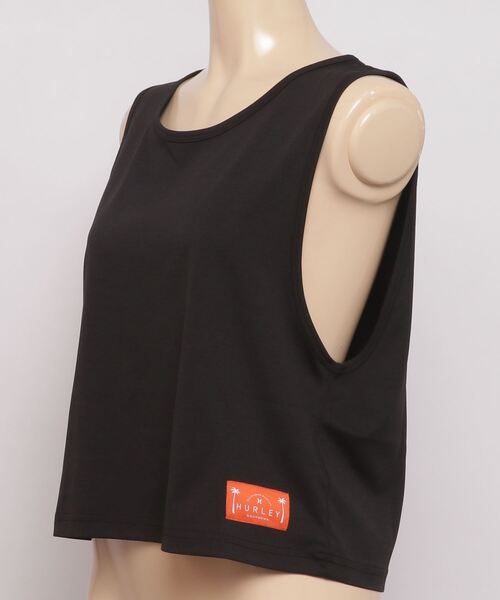 Hurley (ハーレー)の「W UTILITY NAME TANK ハーレーレディース水陸両用タンクトップ ラッシュガードタンクトップ(タンクトップ・レディース・ブラック/オフホワイト/カーキ・SMALL/MEDIUM)」の5枚目の写真