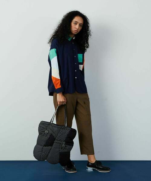 FRAPBOIS（フラボア）の「パッチトート（トートバッグ・レディース・ドット/ストライプ・FREE）」の11枚目の写真