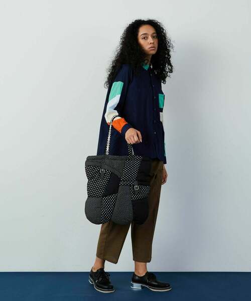 FRAPBOIS（フラボア）の「パッチトート（トートバッグ・レディース・ドット/ストライプ・FREE）」の12枚目の写真