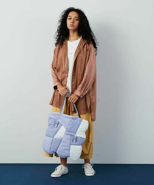 FRAPBOIS（フラボア）の「パッチトート（トートバッグ・レディース・ドット/ストライプ・FREE）」の13枚目の写真