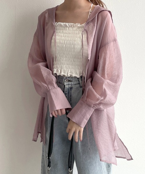 w closet(ダブルクローゼット)の「セーラーカラー前リボンブラウス(シャツ/ブラウス・レディース・アイボリー/ピンク/ブラック・FREE)」の3枚目の写真