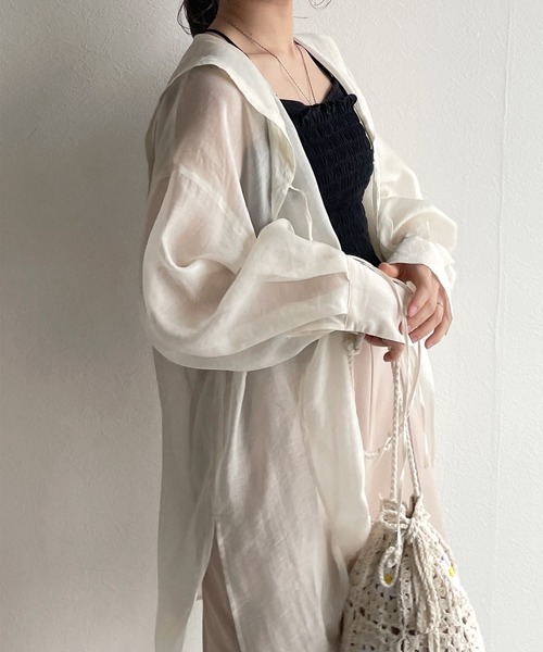 w closet(ダブルクローゼット)の「セーラーカラー前リボンブラウス(シャツ/ブラウス・レディース・アイボリー/ピンク/ブラック・FREE)」の7枚目の写真