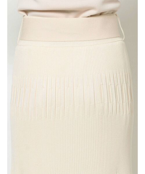 LAGUNAMOON（ラグナムーン）の「ランダムリブニットスカート（スカート・レディース・ライム/ブラック/アイボリー・MEDIUM/SMALL）」の19枚目の写真