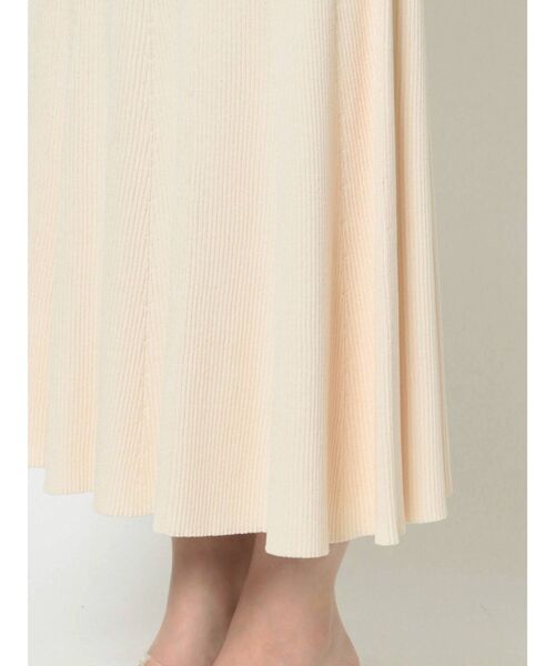 LAGUNAMOON（ラグナムーン）の「ランダムリブニットスカート（スカート・レディース・ライム/ブラック/アイボリー・MEDIUM/SMALL）」の21枚目の写真