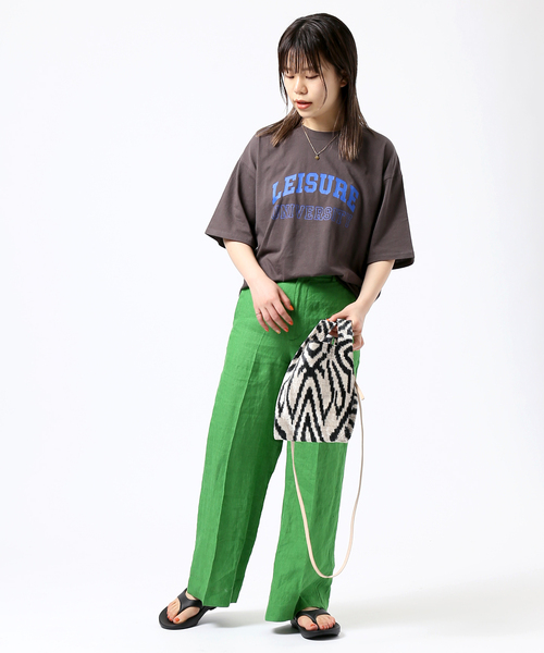 JOINT WORKS（ジョイントワークス）の「カレッジプリントTシャツ（Tシャツ/カットソー・レディース・ホワイト/ブラック/ブルー系その他・FREE）」の8枚目の写真