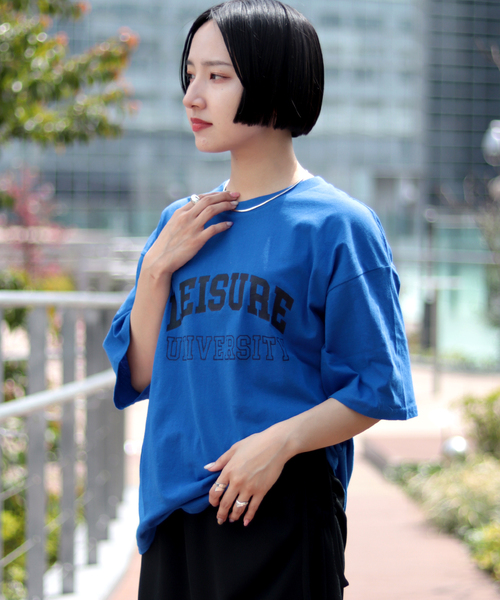 JOINT WORKS（ジョイントワークス）の「カレッジプリントTシャツ（Tシャツ/カットソー・レディース・ホワイト/ブラック/ブルー系その他・FREE）」の14枚目の写真