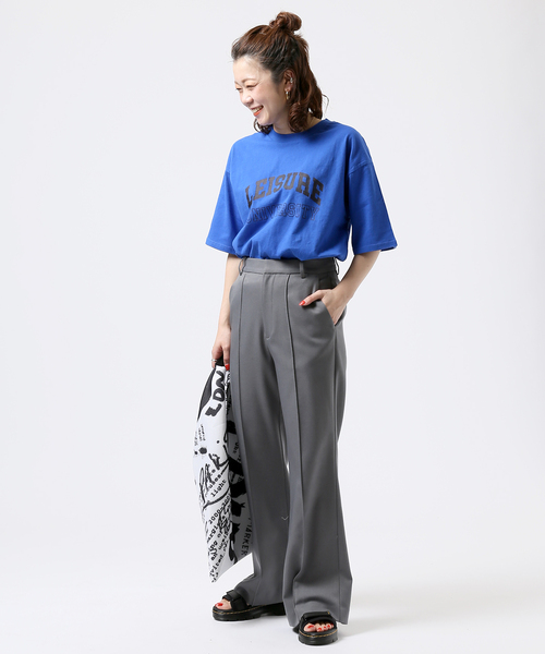 JOINT WORKS（ジョイントワークス）の「カレッジプリントTシャツ（Tシャツ/カットソー・レディース・ホワイト/ブラック/ブルー系その他・FREE）」の18枚目の写真