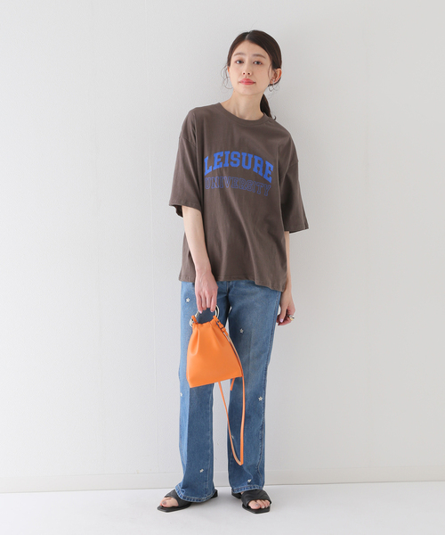 JOINT WORKS（ジョイントワークス）の「カレッジプリントTシャツ（Tシャツ/カットソー・レディース・ホワイト/ブラック/ブルー系その他・FREE）」の19枚目の写真