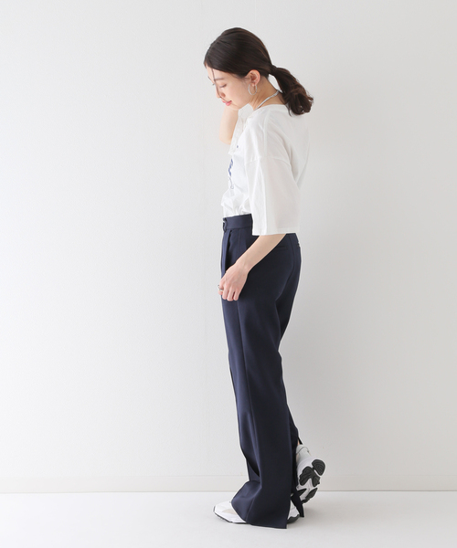 JOINT WORKS（ジョイントワークス）の「カレッジプリントTシャツ（Tシャツ/カットソー・レディース・ホワイト/ブラック/ブルー系その他・FREE）」の21枚目の写真