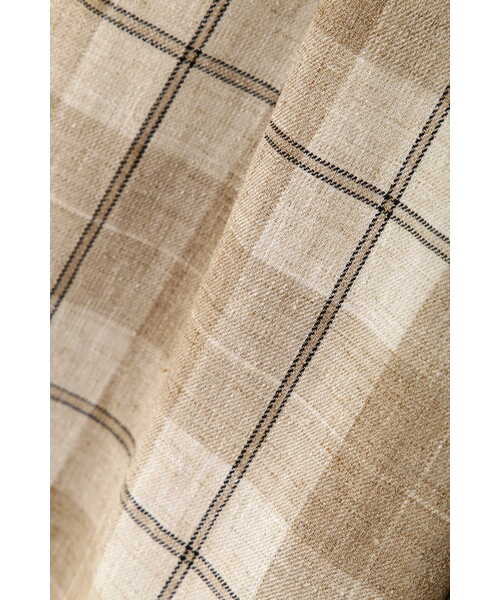 human woman（ヒューマンウーマン）の「◆麻みえポリエステルツイルチェックパンツ（その他パンツ・レディース・ベージュ系その他3・SMALL/MEDIUM）」の18枚目の写真