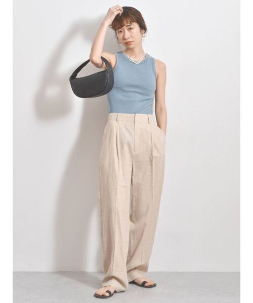 Ungrid(アングリッド)の「草木染テレコタンクトップ(タンクトップ・レディース・アイボリー/ピンク/オレンジ/グリーン/ブルー・FREE)」の22枚目の写真