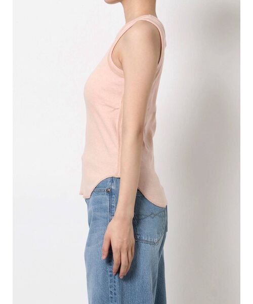 Ungrid(アングリッド)の「草木染テレコタンクトップ(タンクトップ・レディース・アイボリー/ピンク/オレンジ/グリーン/ブルー・FREE)」の15枚目の写真