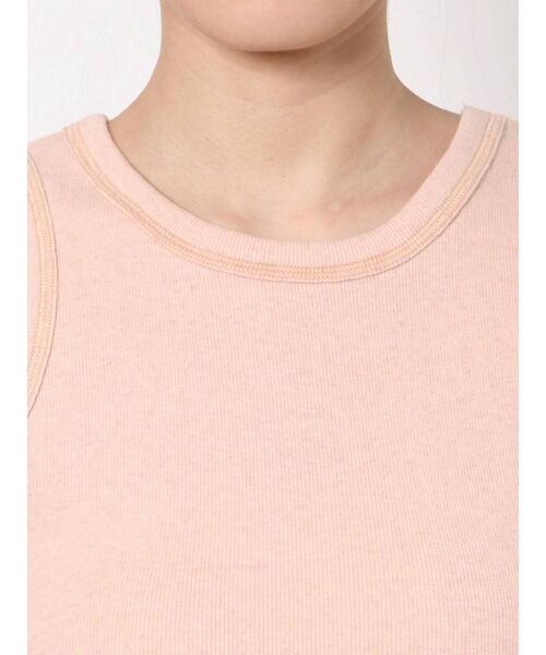 Ungrid(アングリッド)の「草木染テレコタンクトップ(タンクトップ・レディース・アイボリー/ピンク/オレンジ/グリーン/ブルー・FREE)」の11枚目の写真