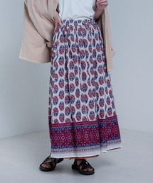LUPILIEN | Made in India◇綿ボイル　リバーシブルスカート(スカート)