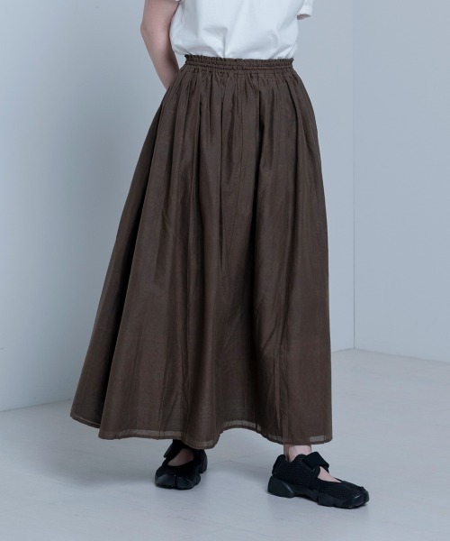 LUPILIEN（ルピリアン）の「Made in India◇綿ボイル　リバーシブルスカート（スカート・レディース・ブラック/ブラウン/レッド・FREE）」の10枚目の写真