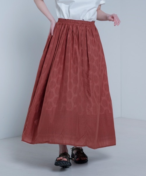 LUPILIEN（ルピリアン）の「Made in India◇綿ボイル　リバーシブルスカート（スカート・レディース・ブラック/ブラウン/レッド・FREE）」の14枚目の写真
