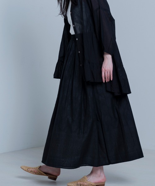 LUPILIEN（ルピリアン）の「Made in India◇綿ボイル　リバーシブルスカート（スカート・レディース・ブラック/ブラウン/レッド・FREE）」の19枚目の写真