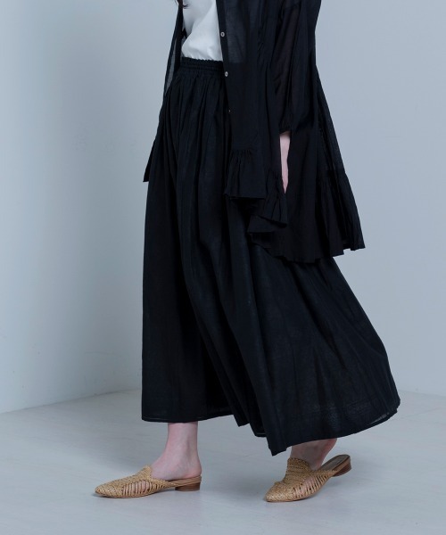 LUPILIEN（ルピリアン）の「Made in India◇綿ボイル　リバーシブルスカート（スカート・レディース・ブラック/ブラウン/レッド・FREE）」の20枚目の写真